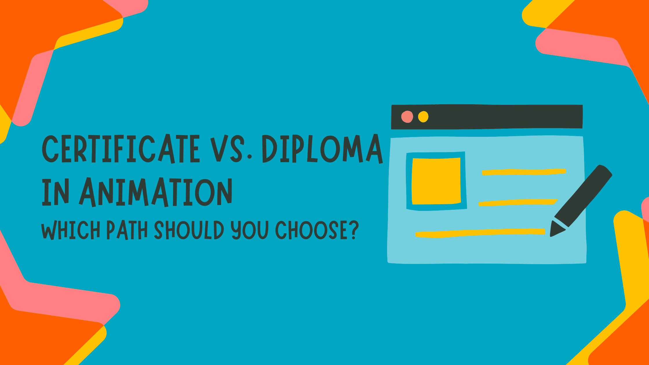 Certificate vs. Diploma in Animation